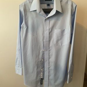 Saddlebred Men’s M blue button up shirt
